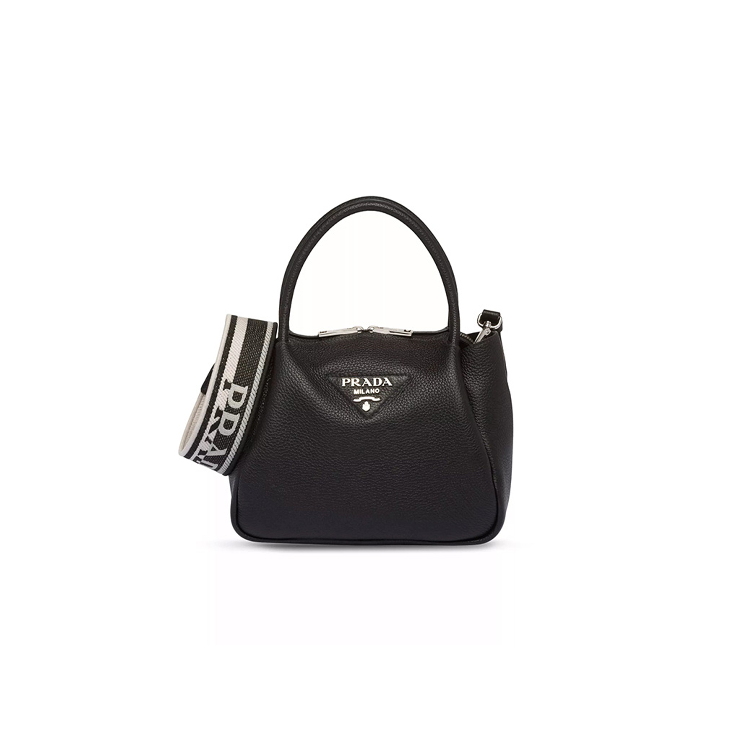 PRADA GALLERIA SMALL SAFFIANO-LEATHER TOTE BAG 1BC145 (23*21*10cm) 